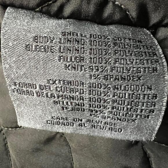 Levi’s Utility Field Jacket Men’s Medium Olive Green Quilted Lining Workwear Zip - Picture 7 of 7